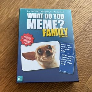 New WHAT DO YOU MEME? Family Edition Card Game for Kids and Adults